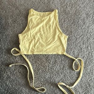 Hollister tie around tank top